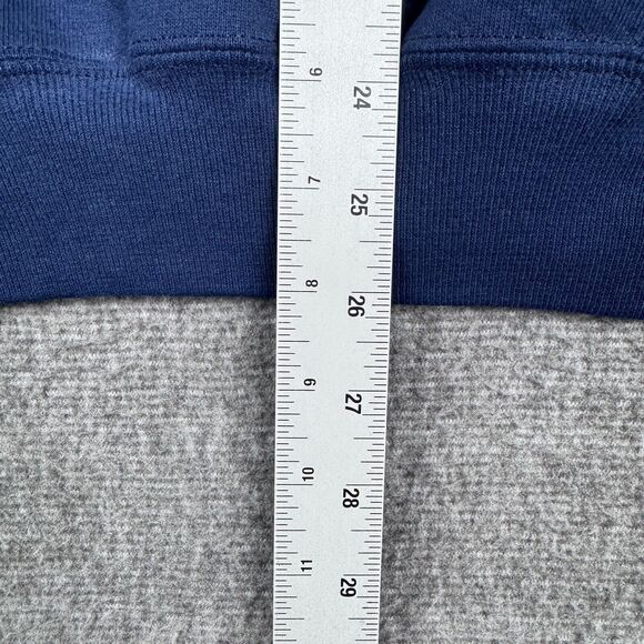 Vintage Russell Athletic Blank Sweatshirt Men's Medium Blue Grunge Skate Y2K - Picture 6 of 7